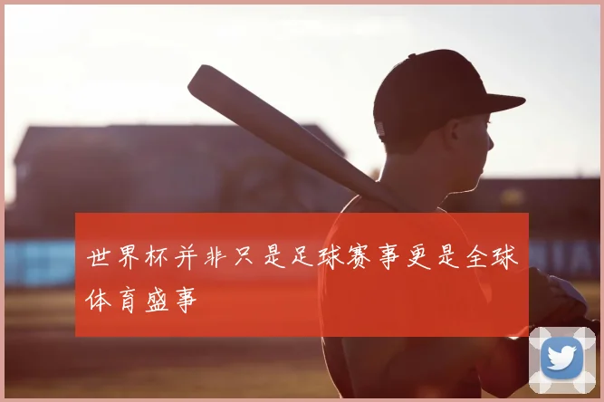世界杯并非只是足球赛事更是全球体育盛事