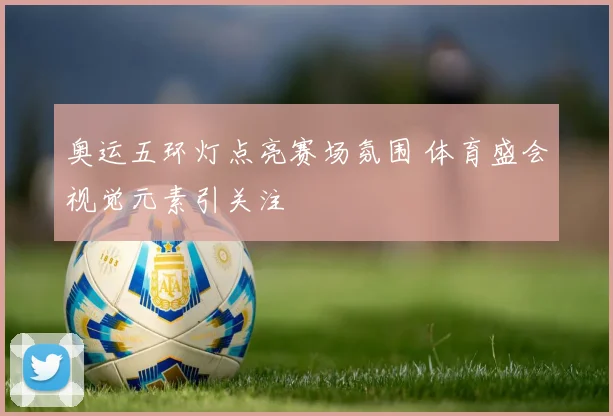 奥运五环灯点亮赛场氛围 体育盛会视觉元素引关注